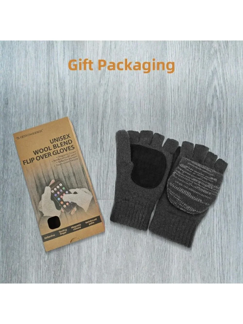 Cozy Wool Fingerless Gloves for Cold Weather | Unisex Winter Hand Warmers